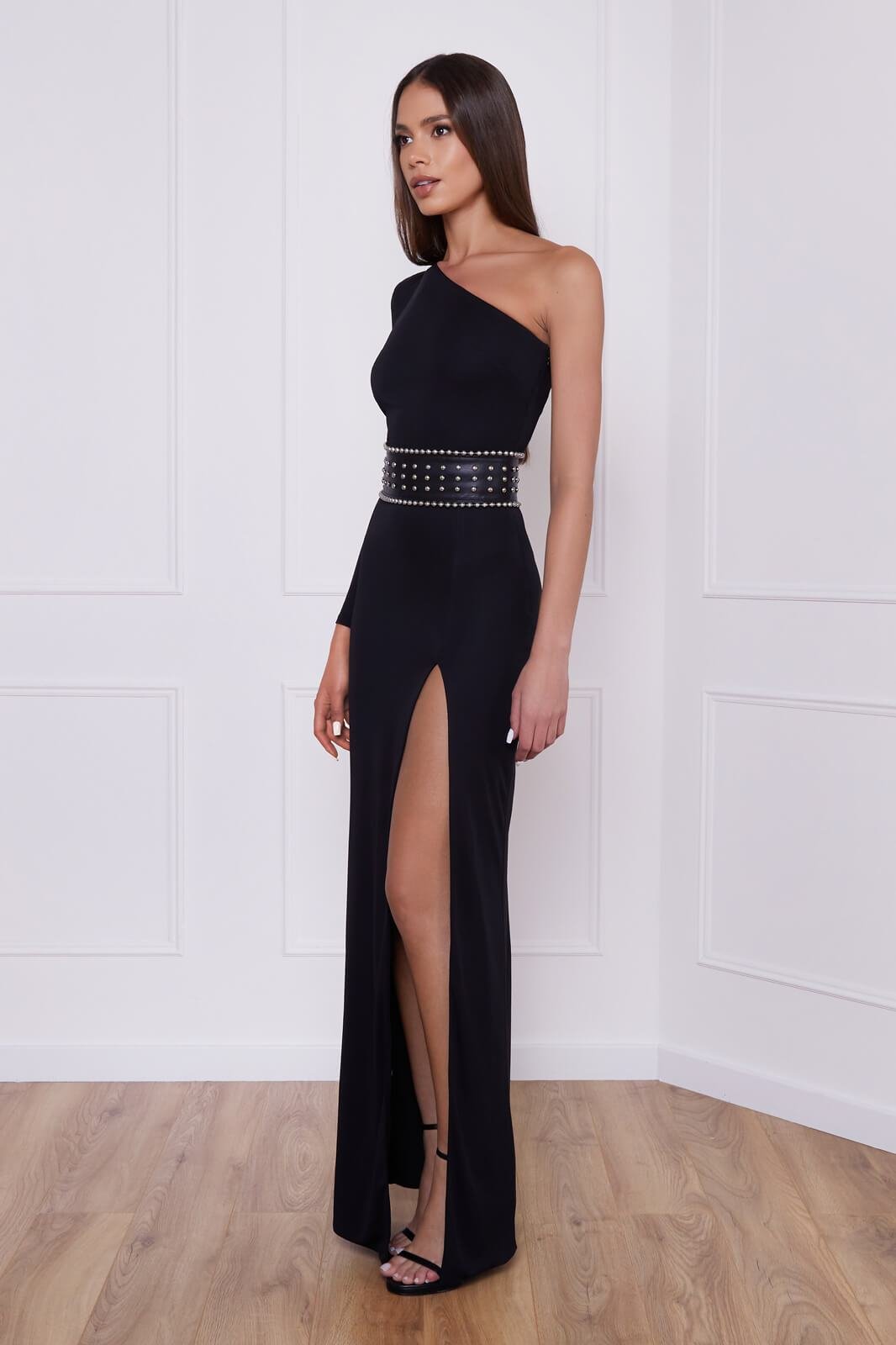 Mina Maxi Black Dress
