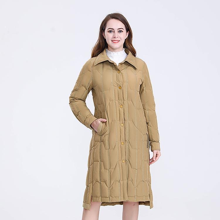 Longer Jingle Yellow Women's Down Jacket