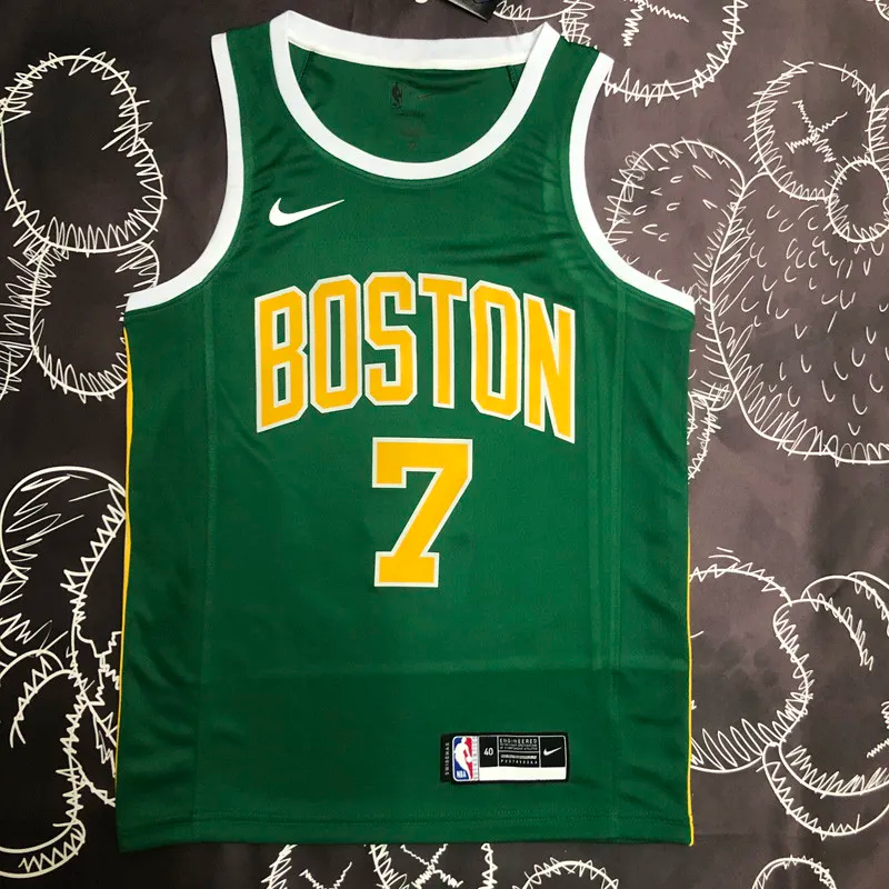 CELTICS BROWN #7 Green Top Quality Hot Pressing NBA Jersey