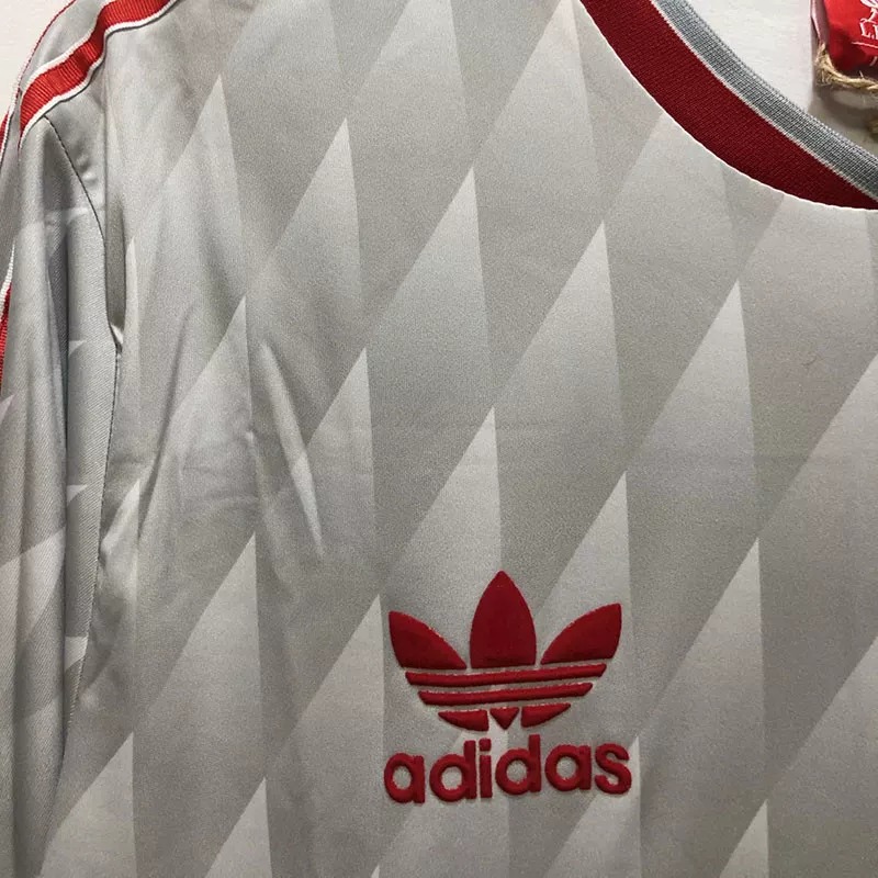 1989 LIV Away Long Sleeve Retro Soccer Jersey