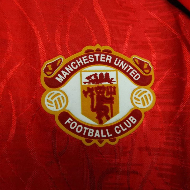 1990-1992 Man Utd Home Retro Soccer Jersey