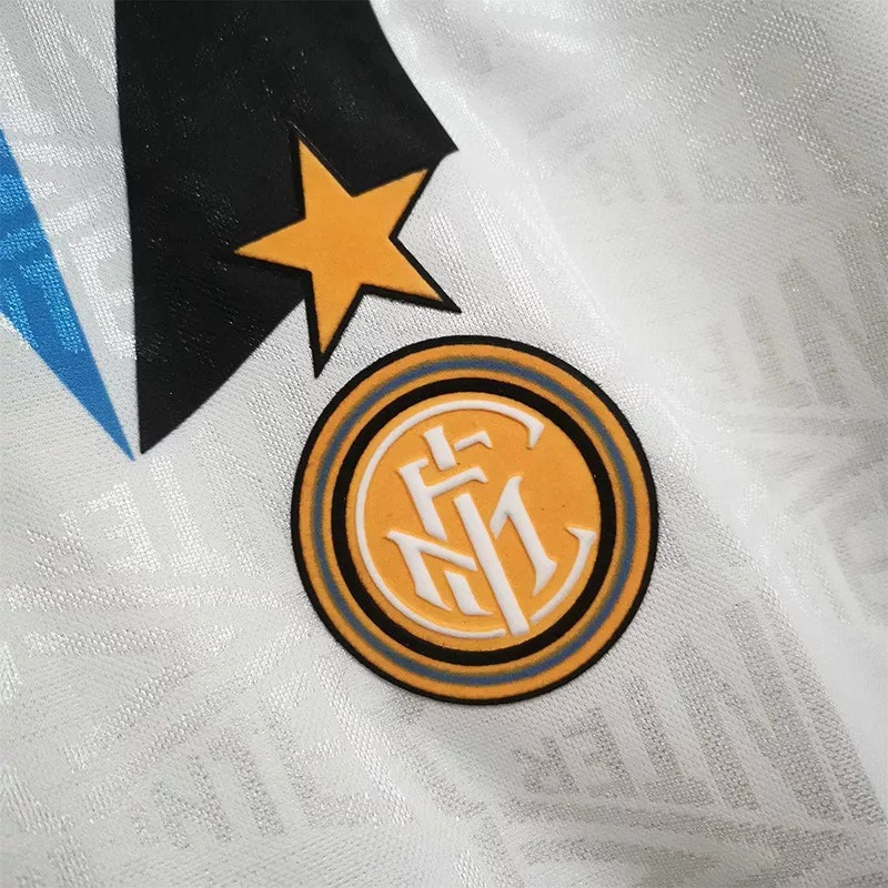 1991-1992 INT Away White Retro Soccer Jersey