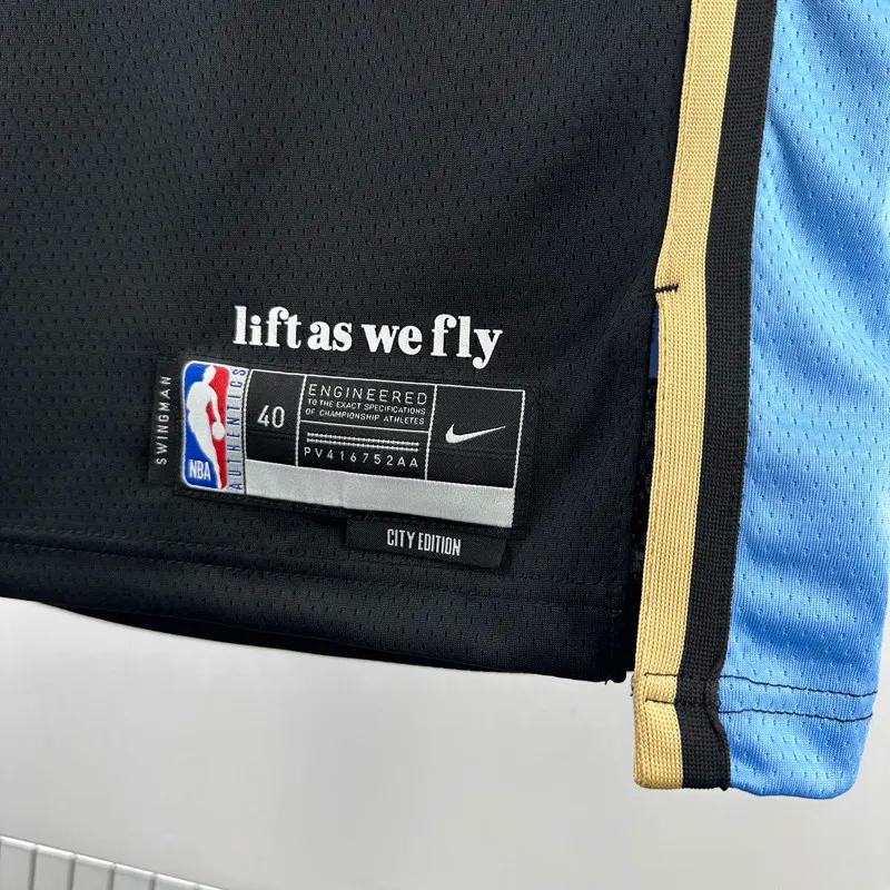 23-24 Hawks MURRAY #5 Black City Edition Top Quality Hot Pressing NBA Jersey