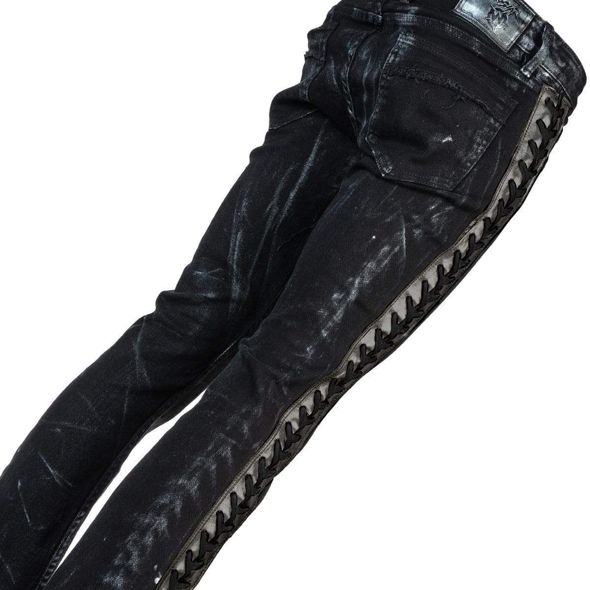 Black Stripe Pants