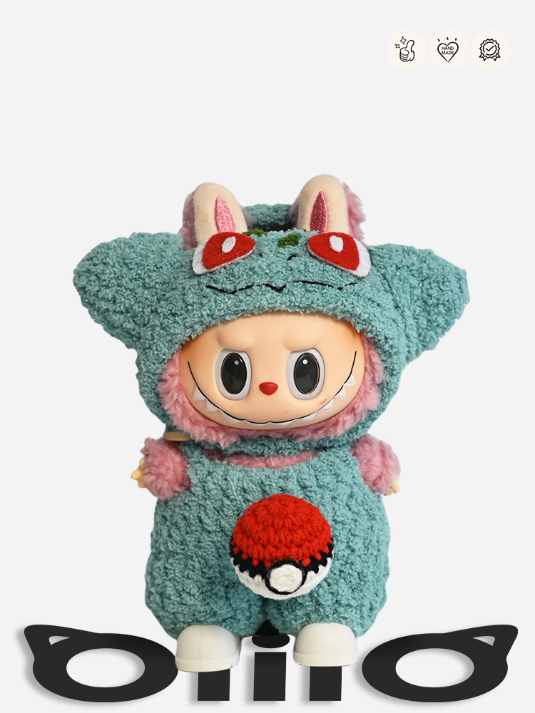 LABUBU Pokémon Bulbasaur Outfit