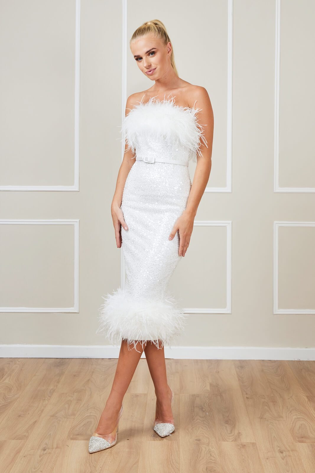 Katie White Dress