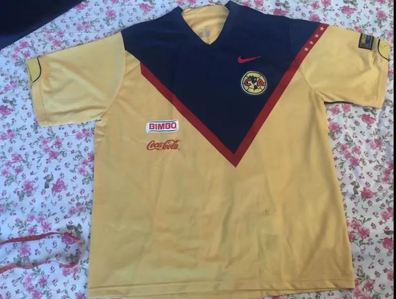 2006 Club America Home 90th Anniversary Retro Soccer Jersey