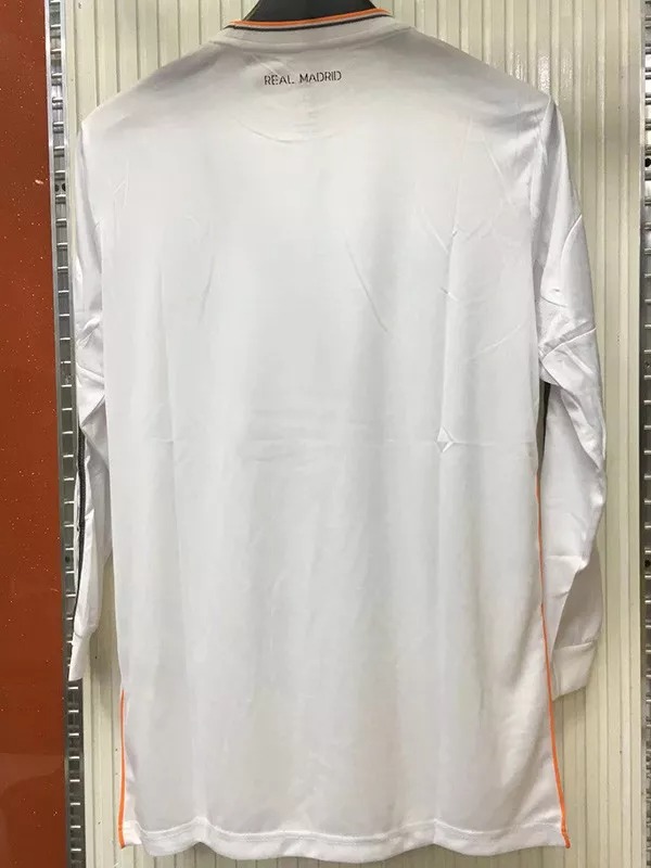 2013-2014 RMA Home Long Sleeve Retro Soccer Jersey