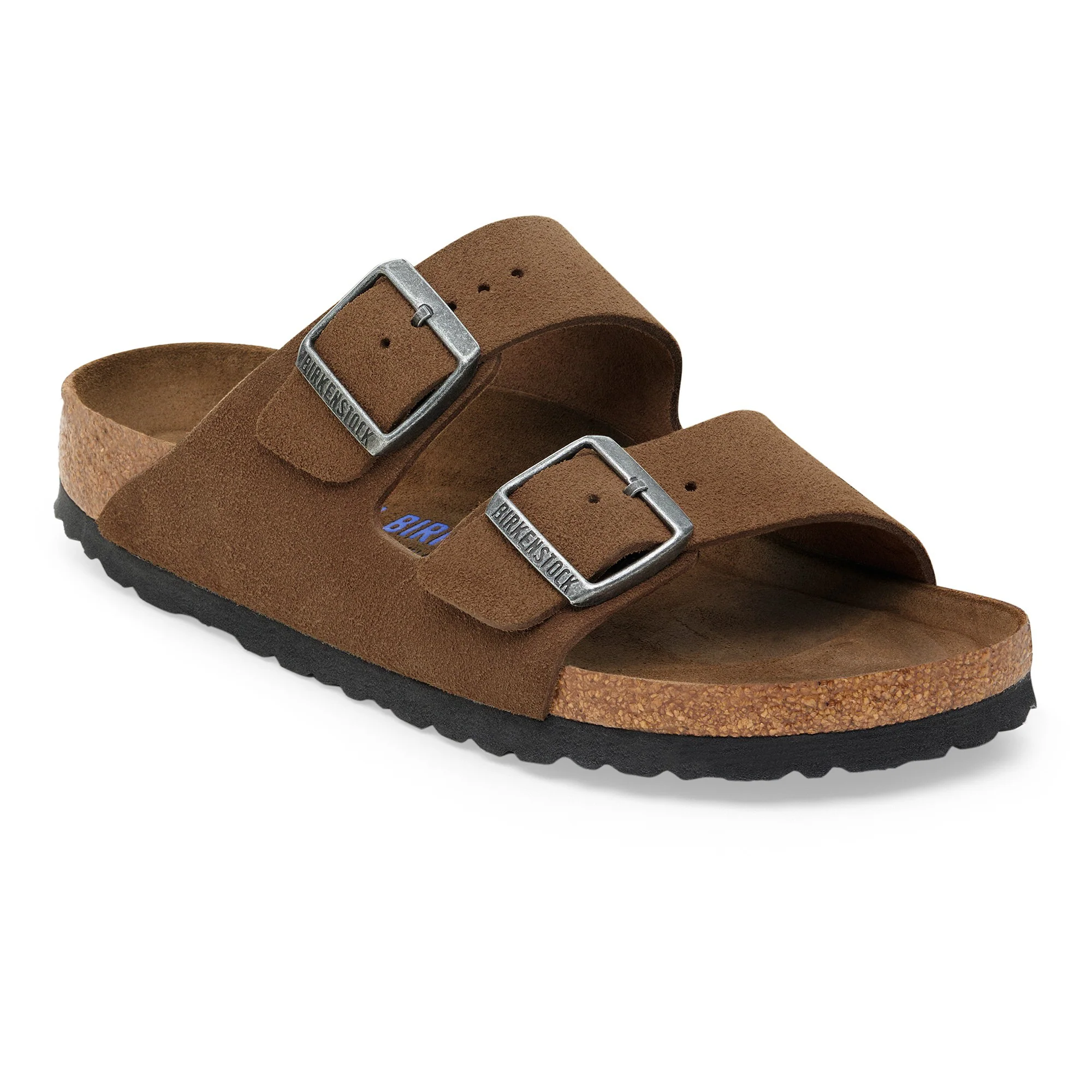 Arizona Soft Footbed Suede Leather Dark Tea Tonal - leoleo123123