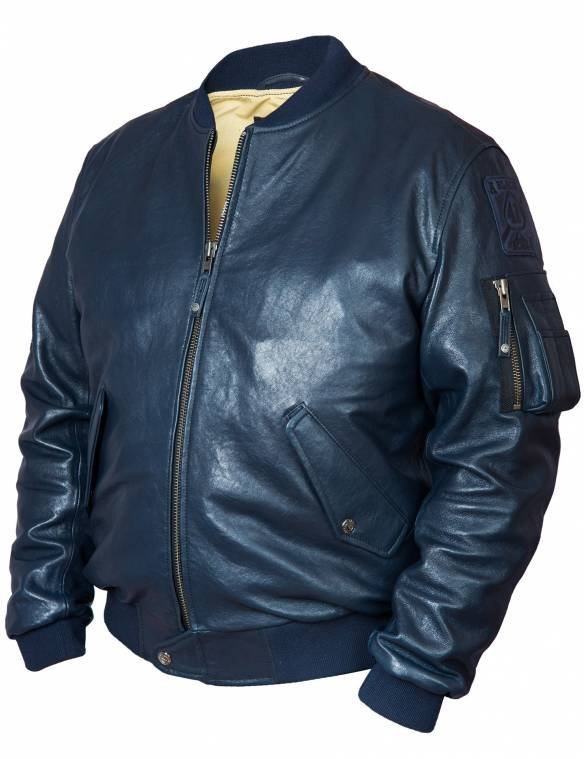 MA1 TOM CAT BOMBER LEATHER JACKET