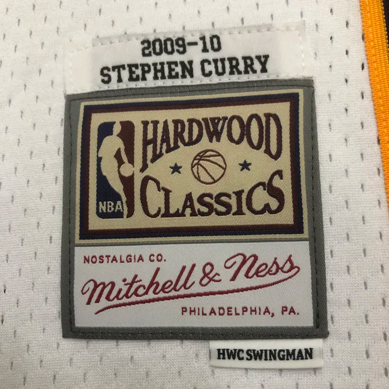 2009-10 WARRIORS CURRY #30 White Retro Top Quality Hot Pressing NBA Jersey