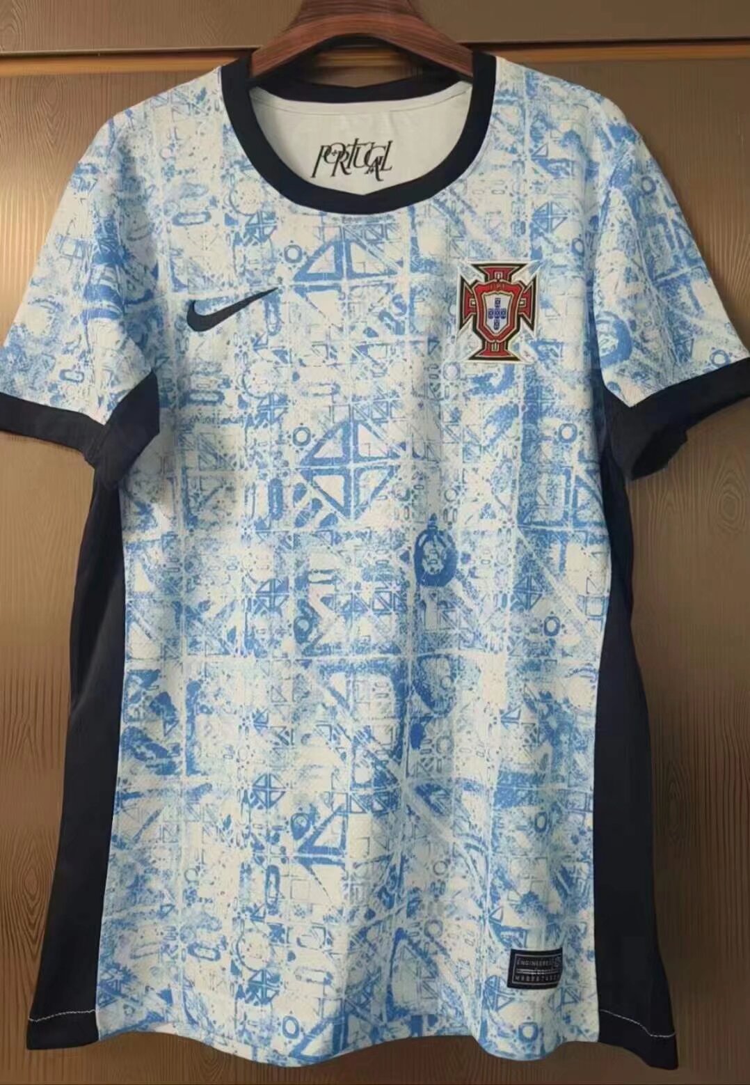 2024 Portugal European Cup Away Women Fans Version Soccer Jersey