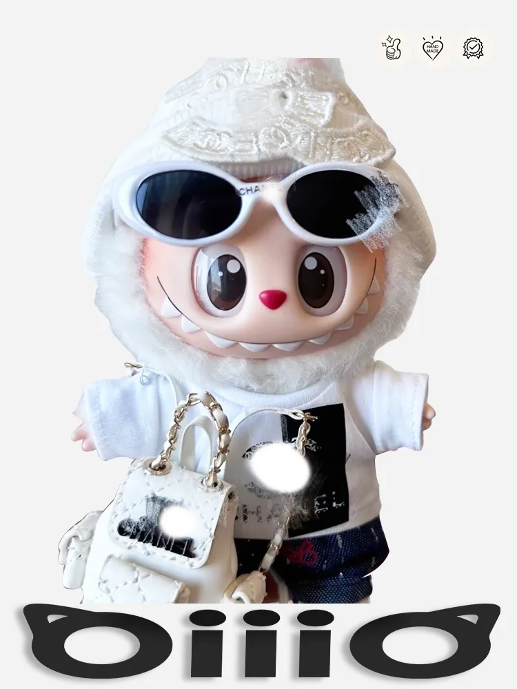 Labubu Clothes Chanel White Fragrant Wind Set