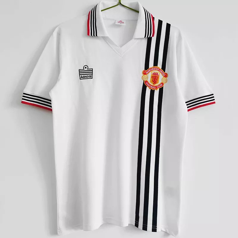 1975-1980 Man Utd Away Retro Soccer Jersey