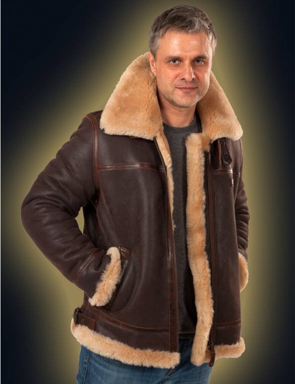 B-3 SHEEPSKIN BOMBER JACKET