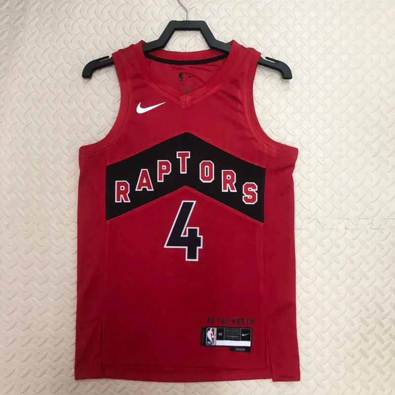 22-23 Raptors BARNES #4 Red Top Quality Hot Pressing NBA Jersey