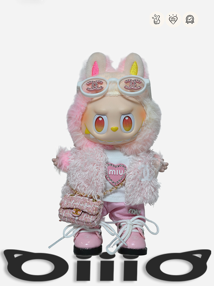 LABUBU CLOTHES MIUMIU PINK EXPLOER
