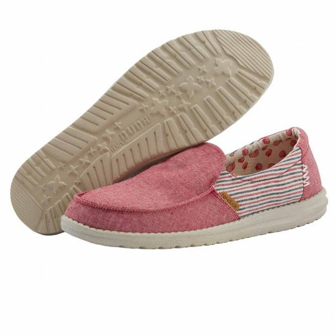 Women's Shoes Misty Red And Blue Barbados
