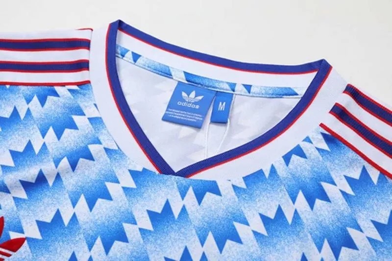 1990-1992 Man Utd Away Long Sleeve Retro Soccer Jersey