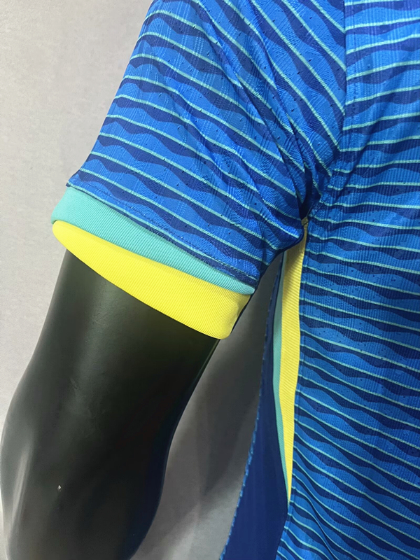2024 Brazil Away Player Version Soccer Jersey
