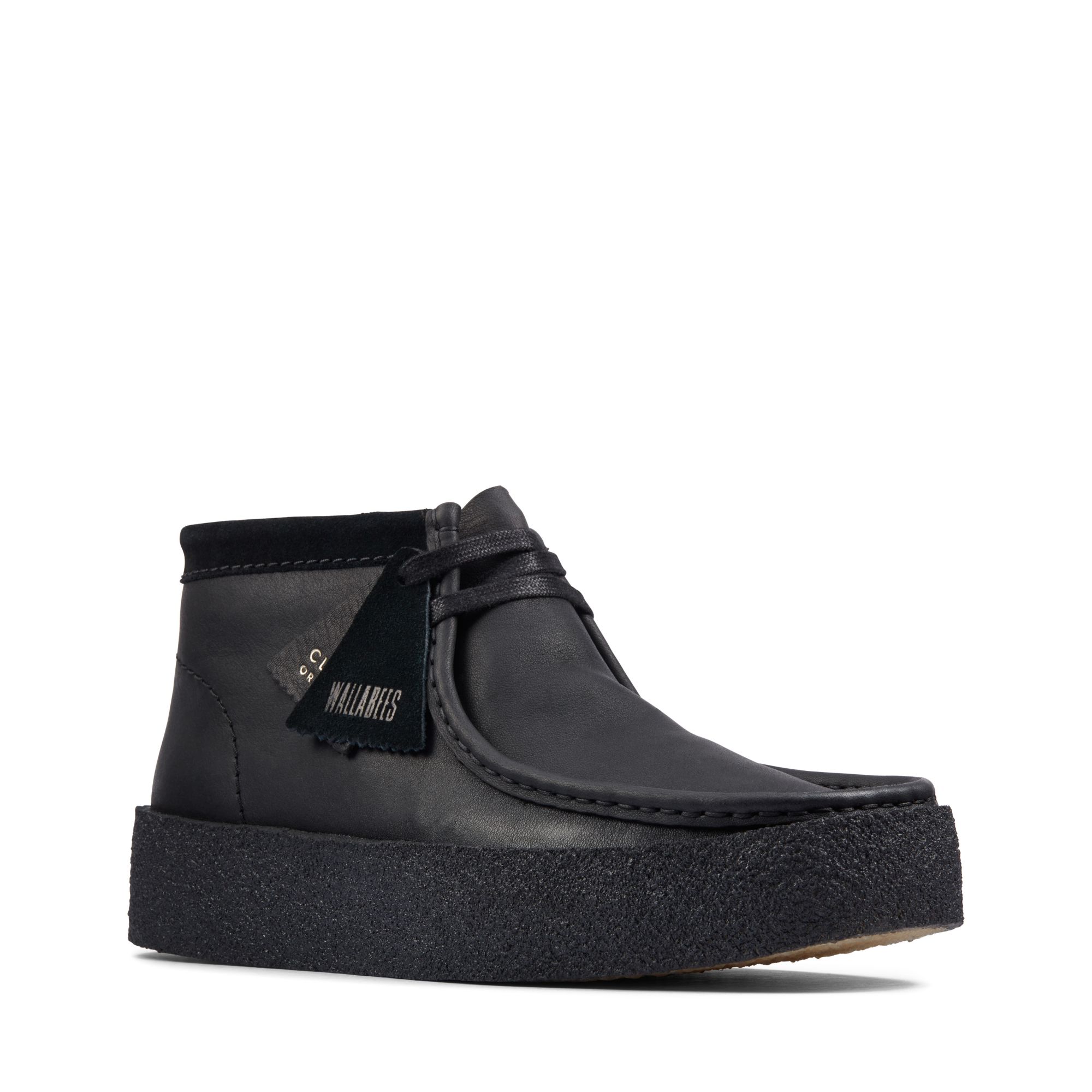 Wallabee Cup Bt Black Leather