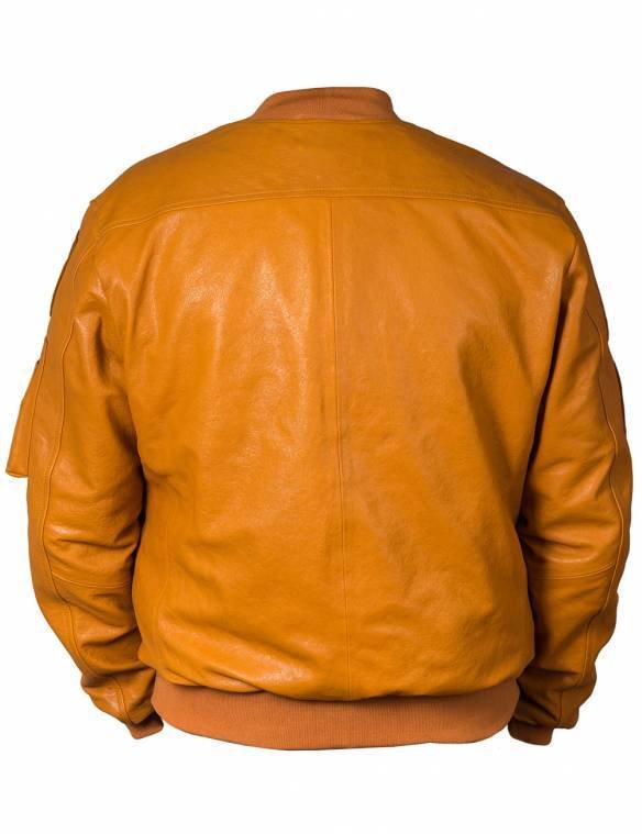 US NAVY TOM CAT BOMBER LEATHER JACKET