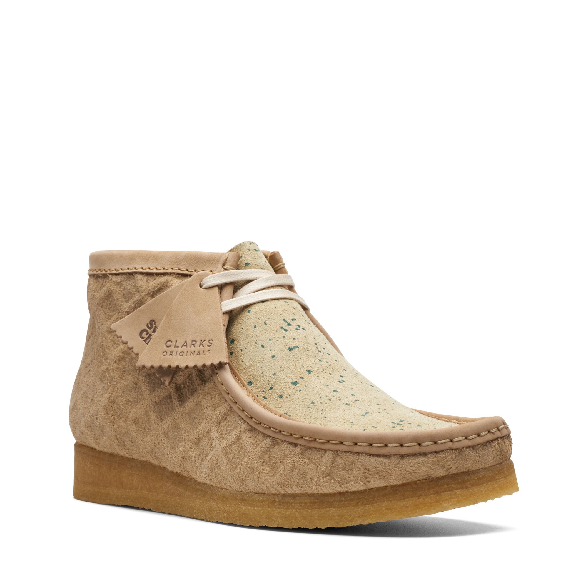 Wallabee Boot Natural / Green