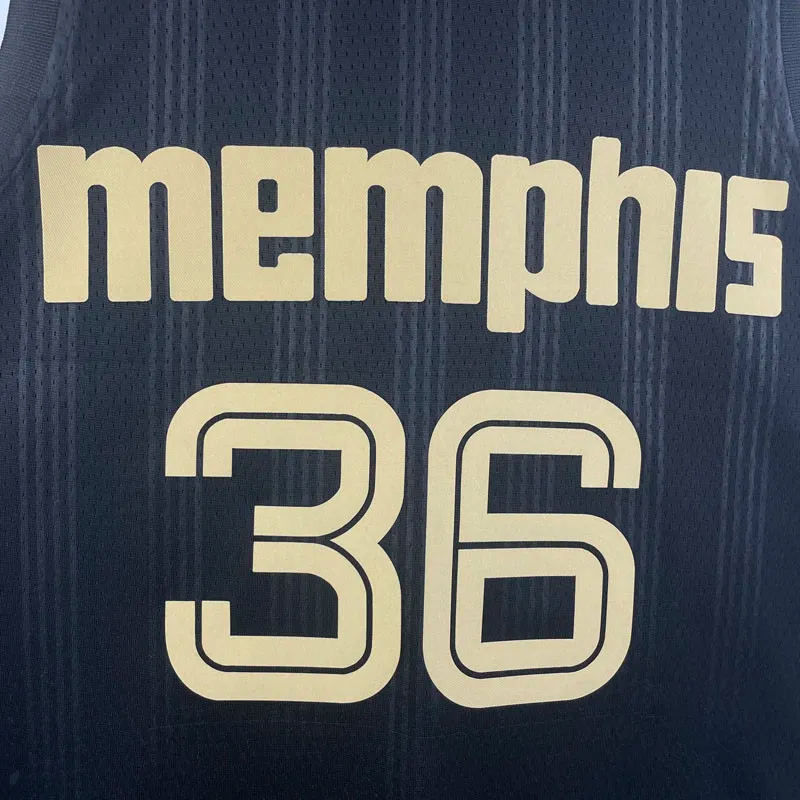 22-23 Grizzlies SMART #36 Black City Edition Top Quality Hot Pressing NBA Jersey