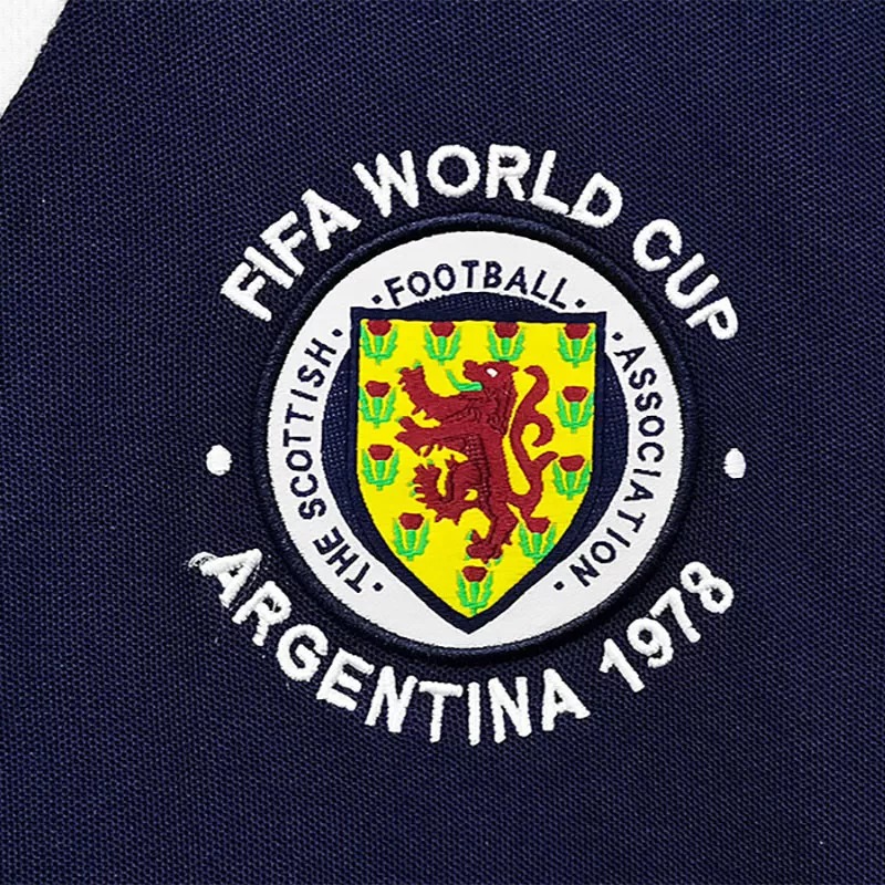 1978 Scotland blue Retro Soccer Jersey