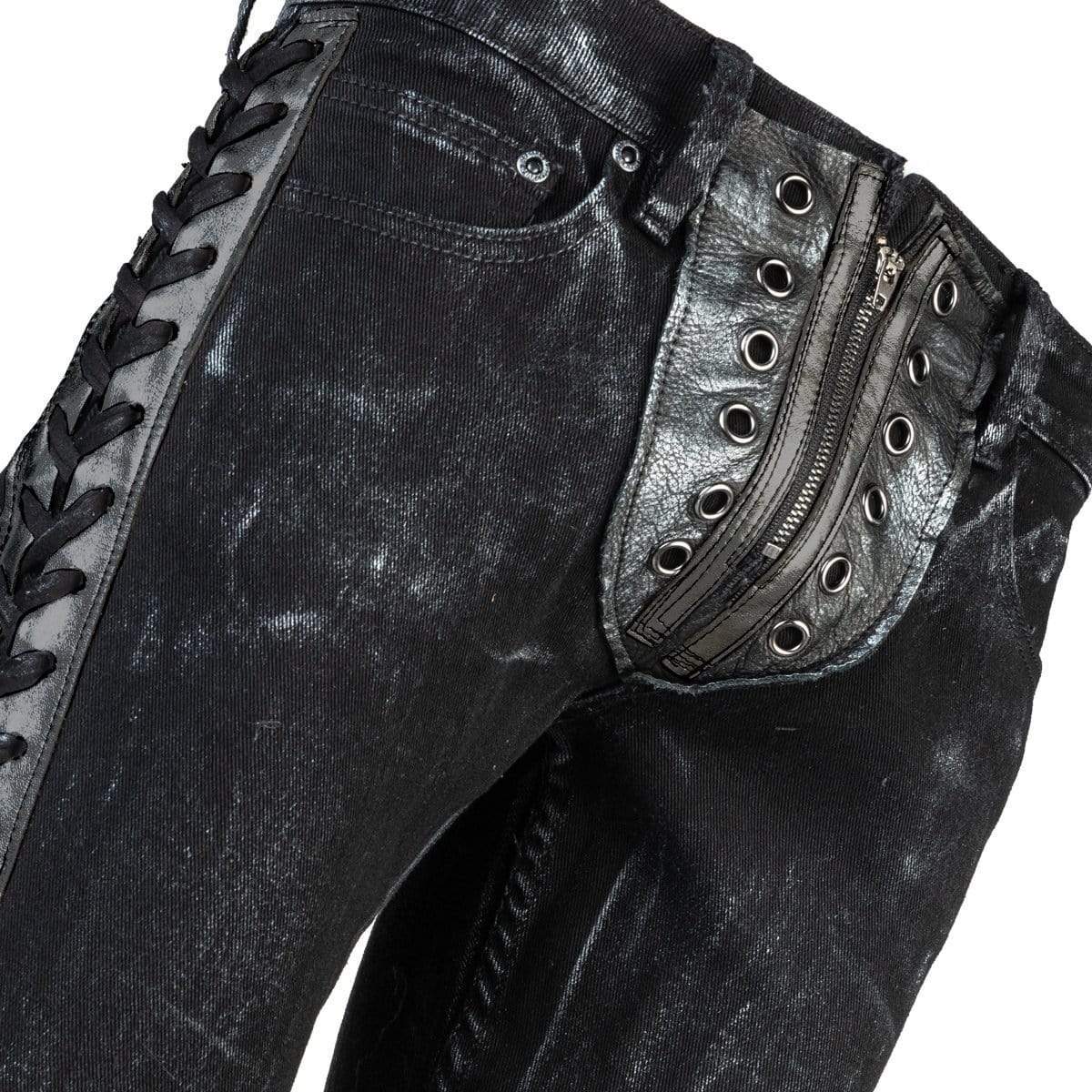 Black Stripe Pants