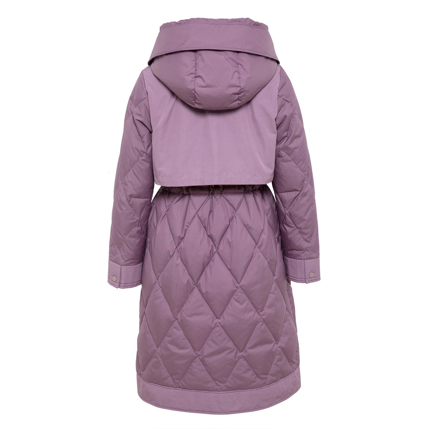 Longer Purple Women's Down Jacket