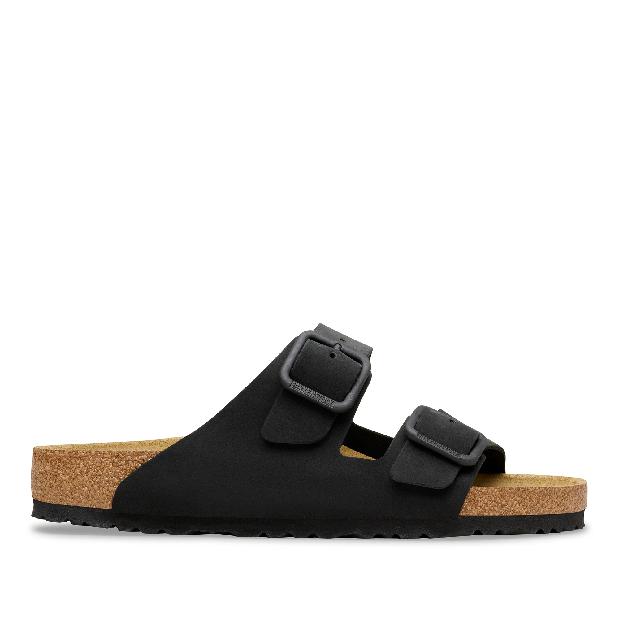 Arizona Wire Buckle Nubuk Leather Black - leoleo123123
