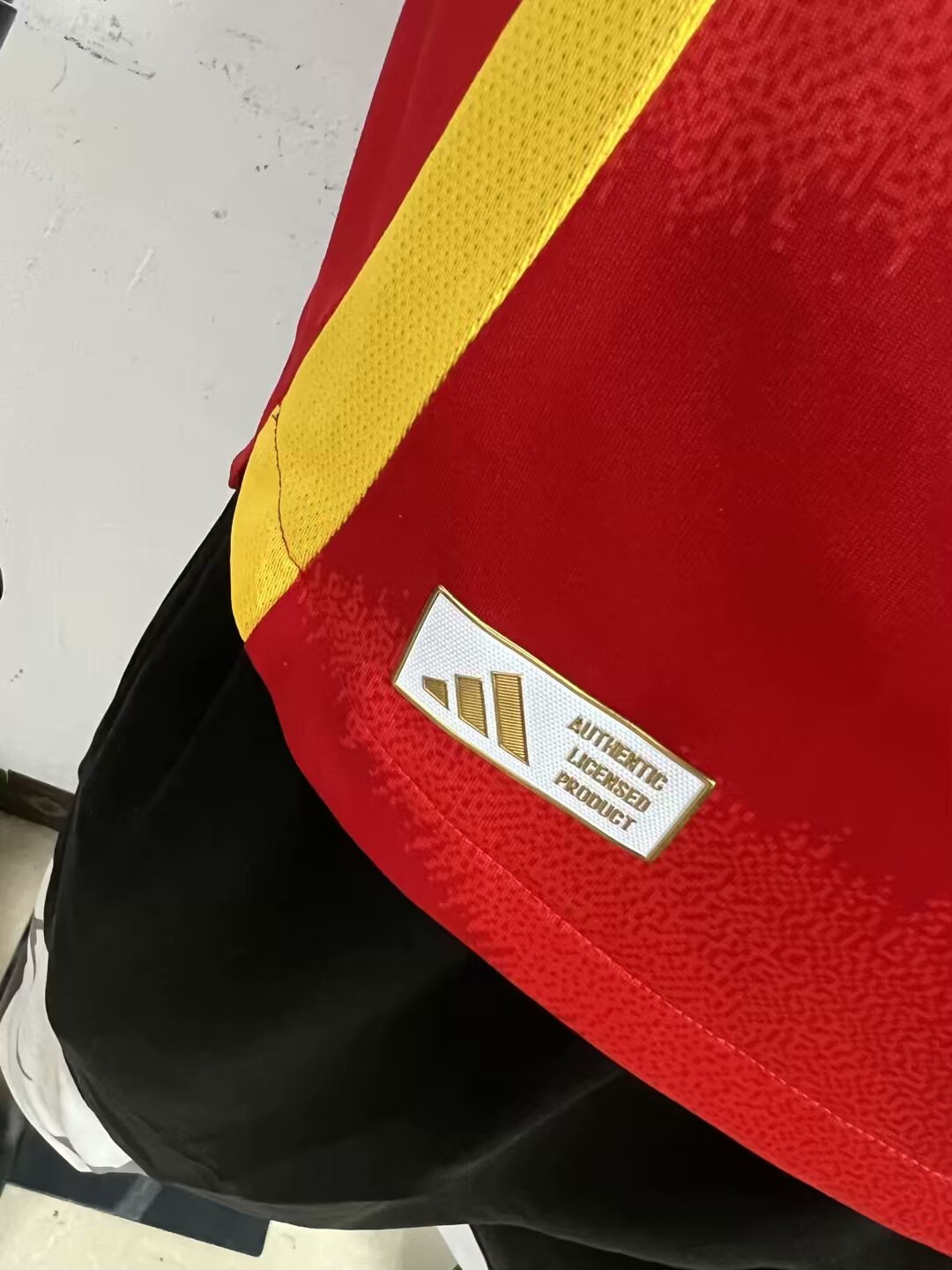 2024 Spain European Cup Home Player Version Soccer Jersey