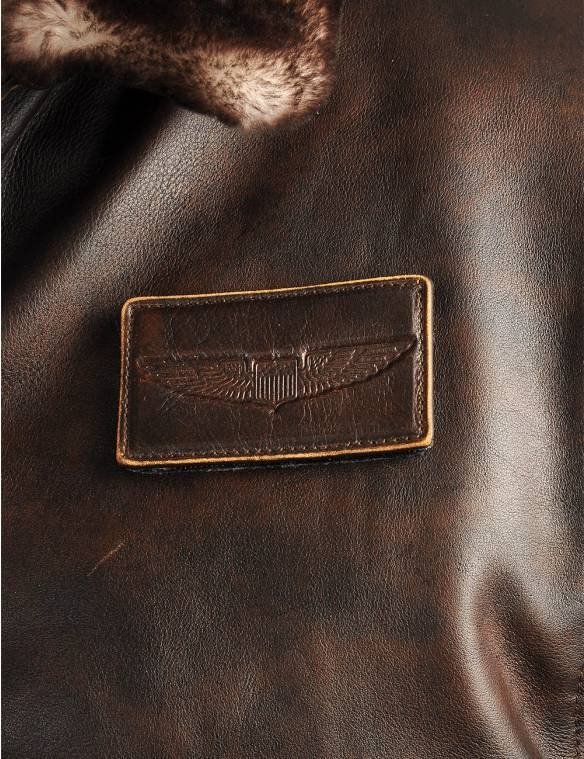 TOP GUN 3G FLIGHT LEATHER JACKET