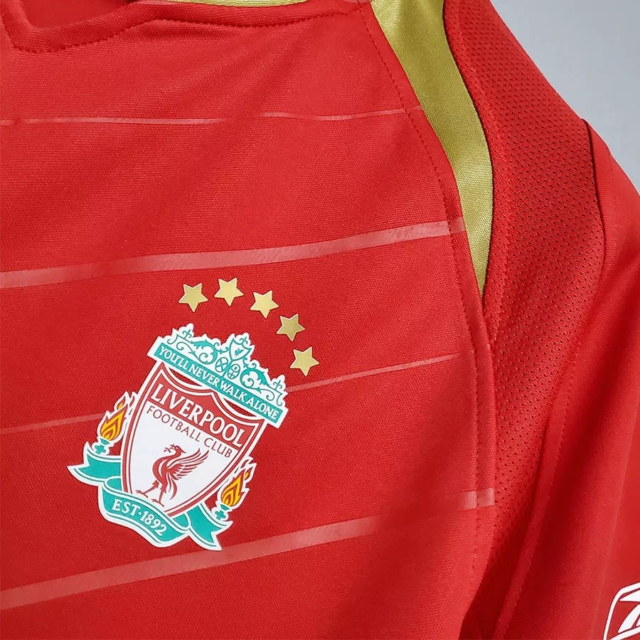 2005-2006 LIV Home Retro Soccer Jersey