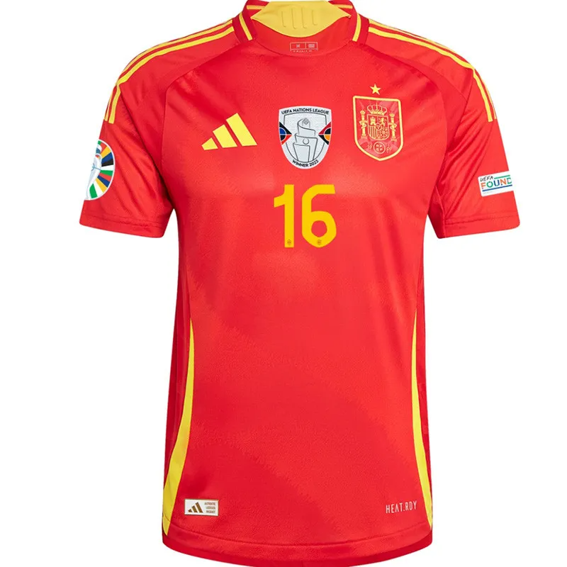 2024 Spain European Cup Home Fans Version Soccer Jersey