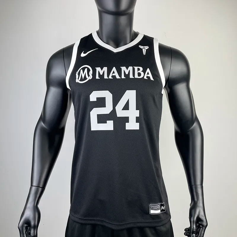 2023 LAKERS BRYANT #24 Black MAMBA Top Quality Hot Pressing NBA Jersey