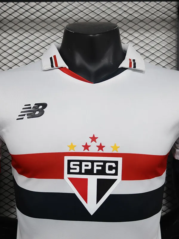 24-25 Sao Paulo Home Player Version Soccer Jersey