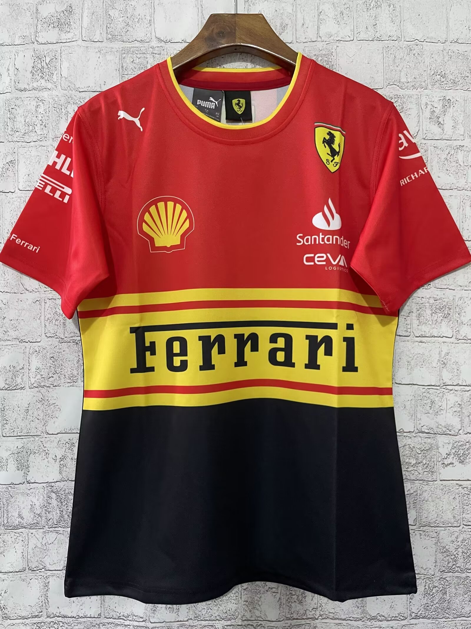 2024 F1 Ferrari New Pattern Short Sleeve Racing Suit
