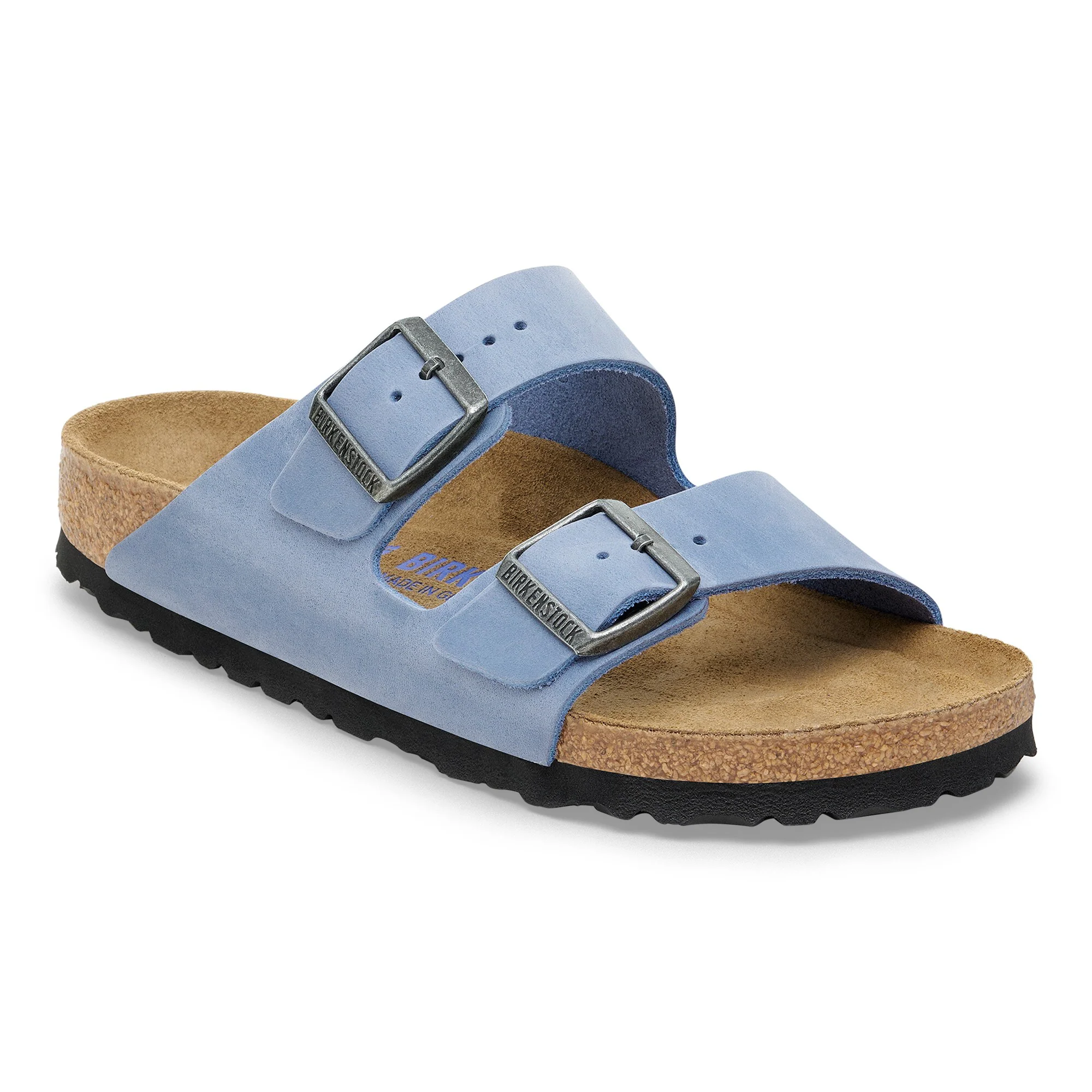 Arizona Soft Footbed Natural Leather Oiled Elemental Blue - leoleo123123