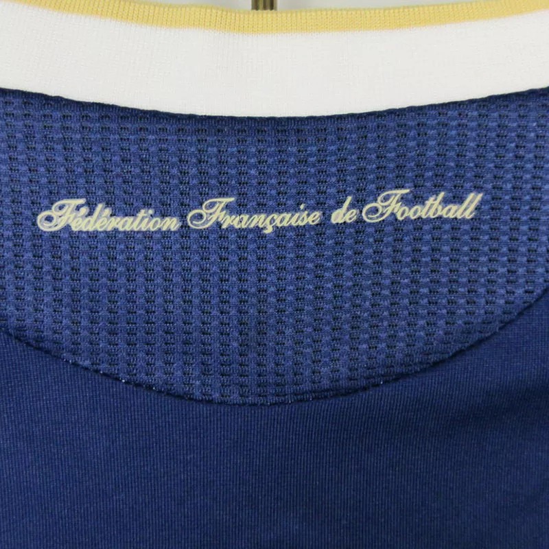 2010 France Home Retro Soccer Jersey
