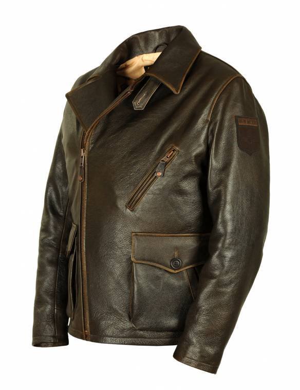 Route 66 New Mexico Motorcycle Leather Jacket
