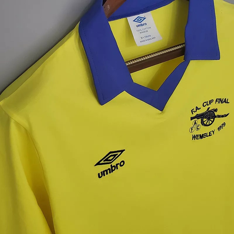 1979 ARS Yellow Long Sleeve Retro Soccer Jersey