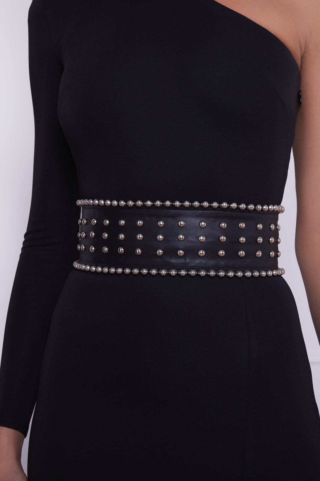 Mina Midi Black Dress