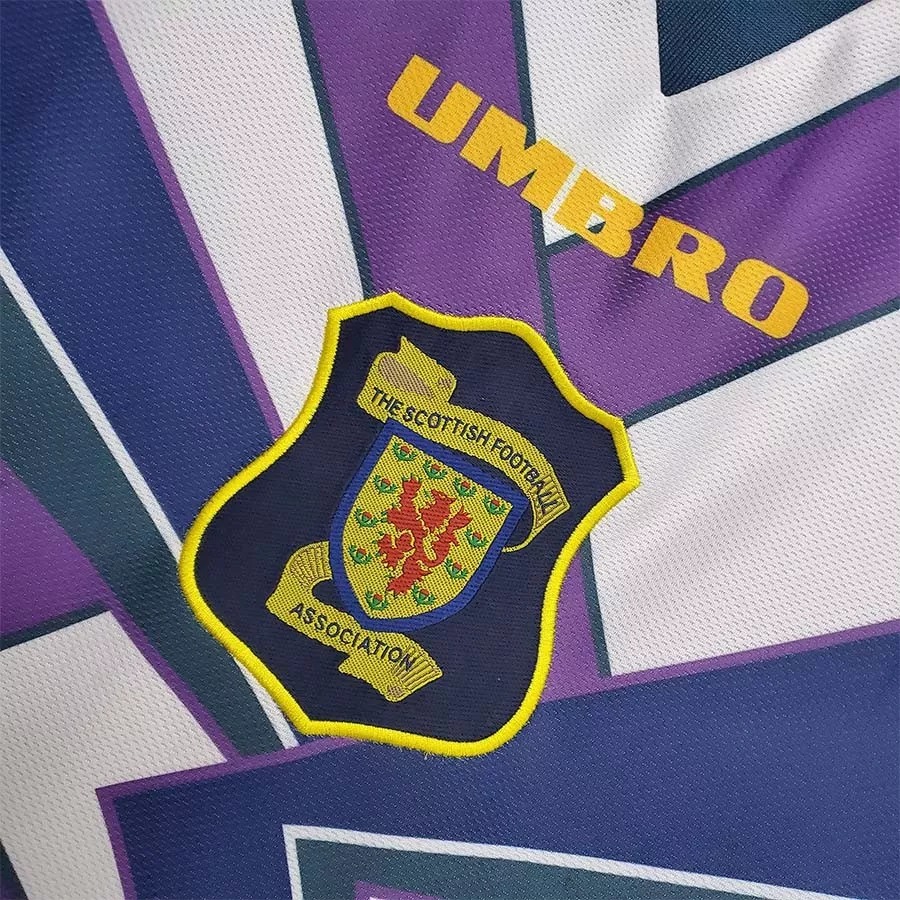 1994-1996 Scotland White Retro Soccer Jersey