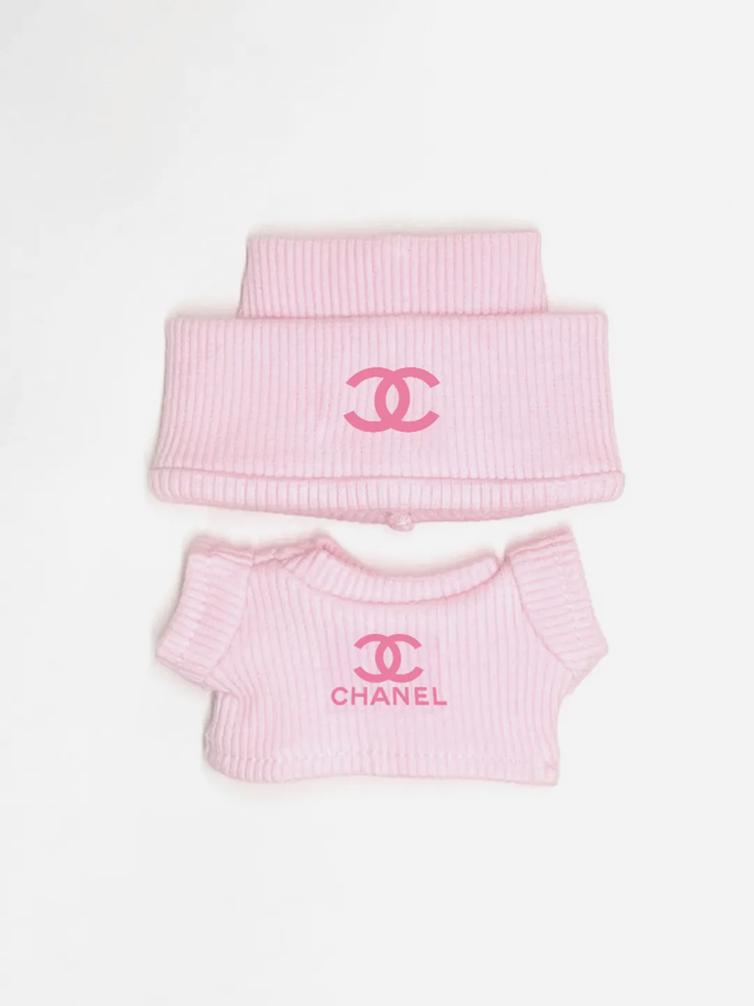 LABUBU Clothes Chanel Pink Vest Crewneck Outfit