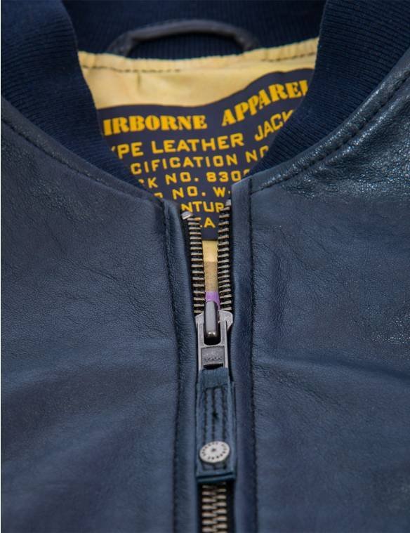 MA1 TOM CAT BOMBER LEATHER JACKET