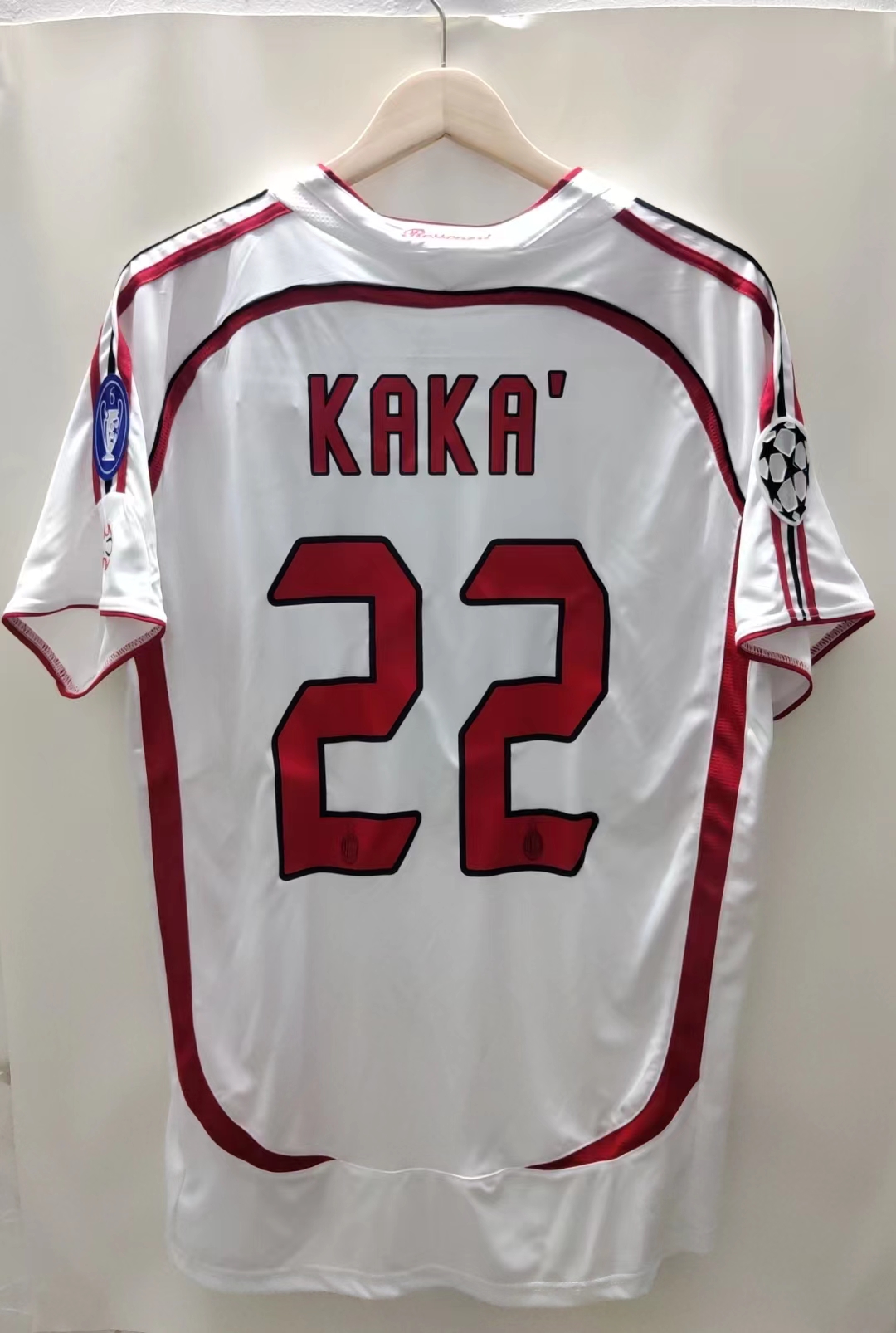 2006-2007 ACM Away White Retro Soccer Jersey(带决赛字)