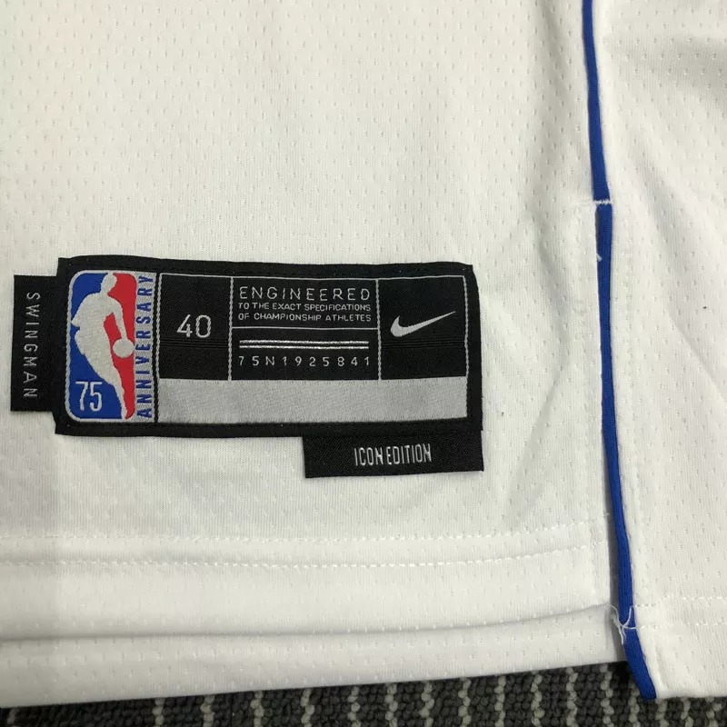 21-22 Dallas DONCIC #77 White 75th Anniversary Top Quality Hot Pressing NBA Jersey