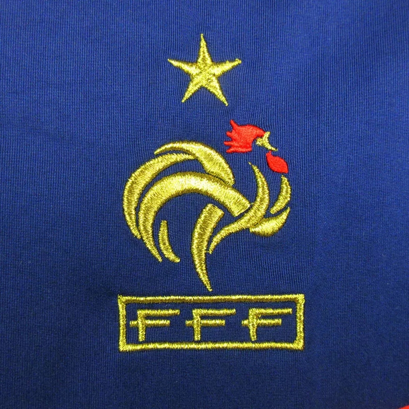 2010 France Home Retro Soccer Jersey